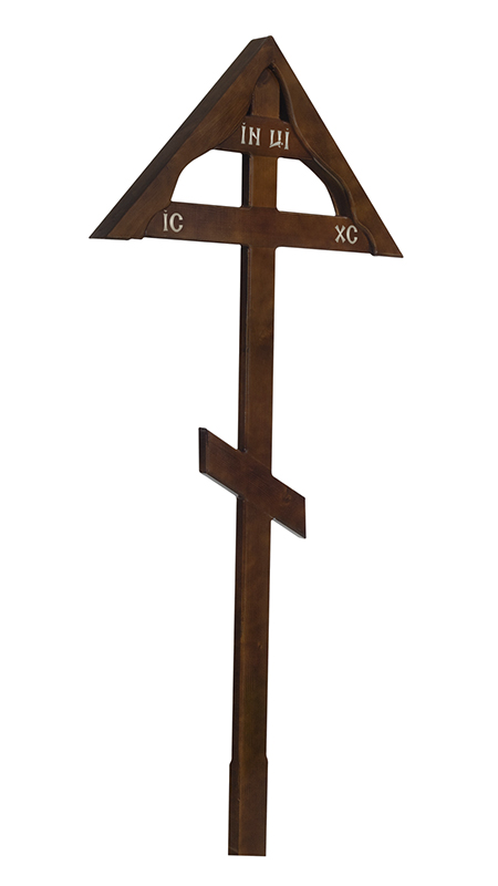Крест сосновый КДС-08 «Домик»
