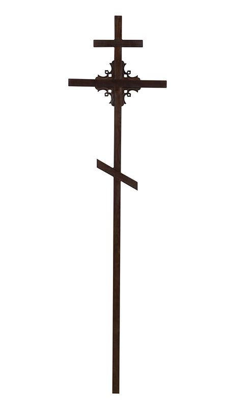 Крест сосновый КДС-12 угловой узор