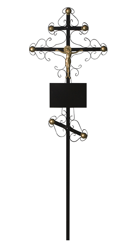 Крест металлический «Вензеля»