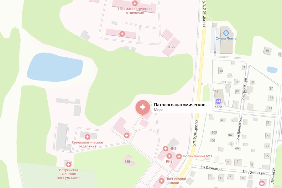 Карта проезда к моргу: Морг Истринской районной больницы: адрес, часы работы, особенности приема тел