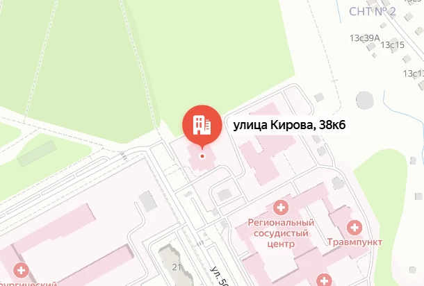 Карта проезда к моргу: Морг Подольской областной больницы