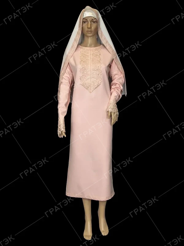 Комплект одежды для похорон женский Элит №2 пудровое